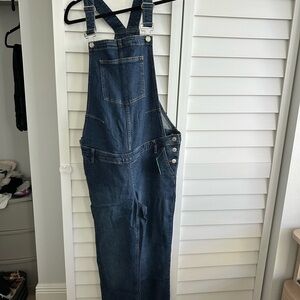 NWT GAP Maternity Blue Denim Overalls